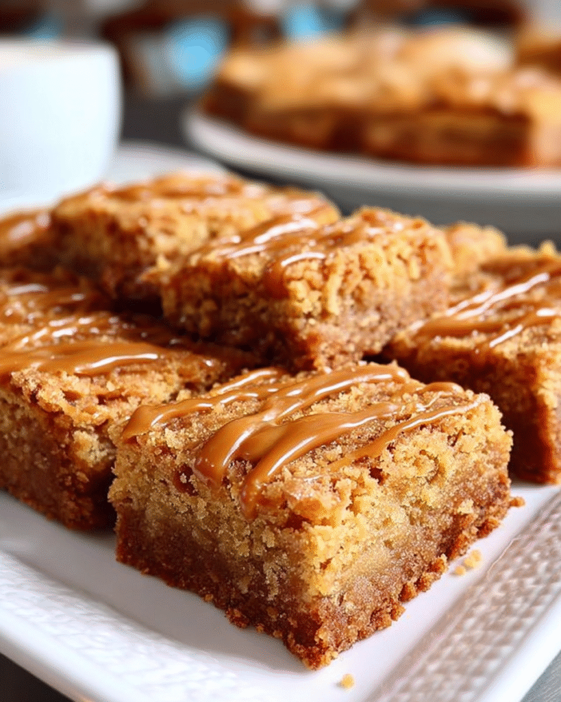Biscoff Cookie Butter Blondies