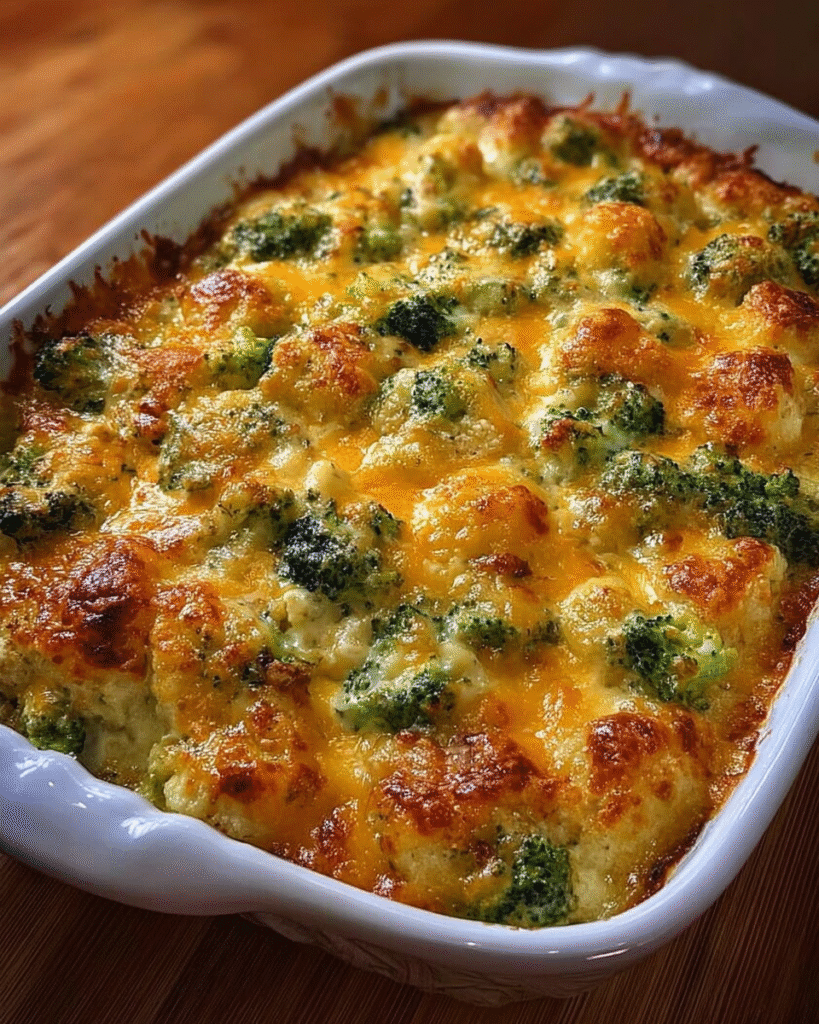 Broccoli cheese casserole