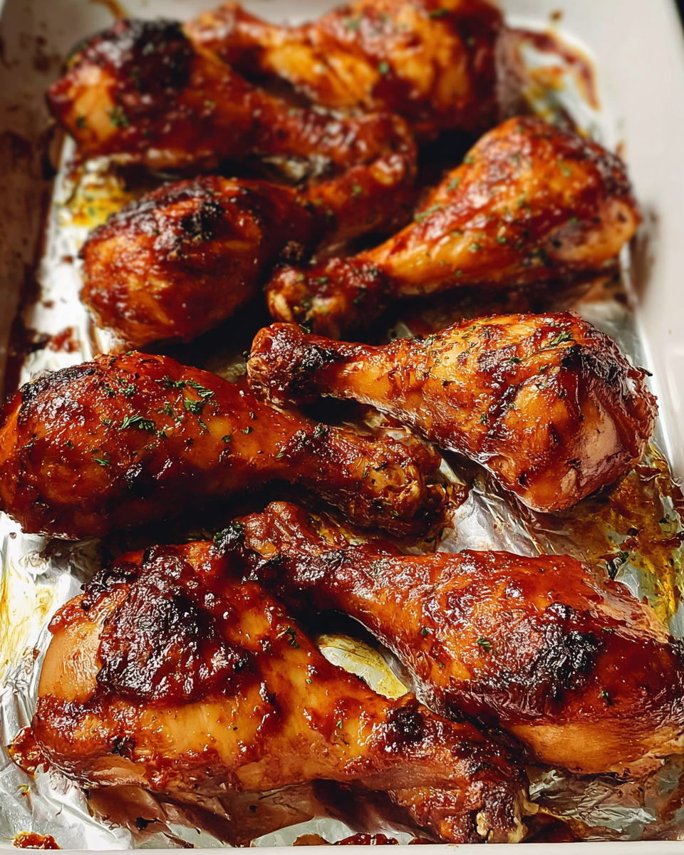 Oven-Baked BBQ Chicken Drumsticks