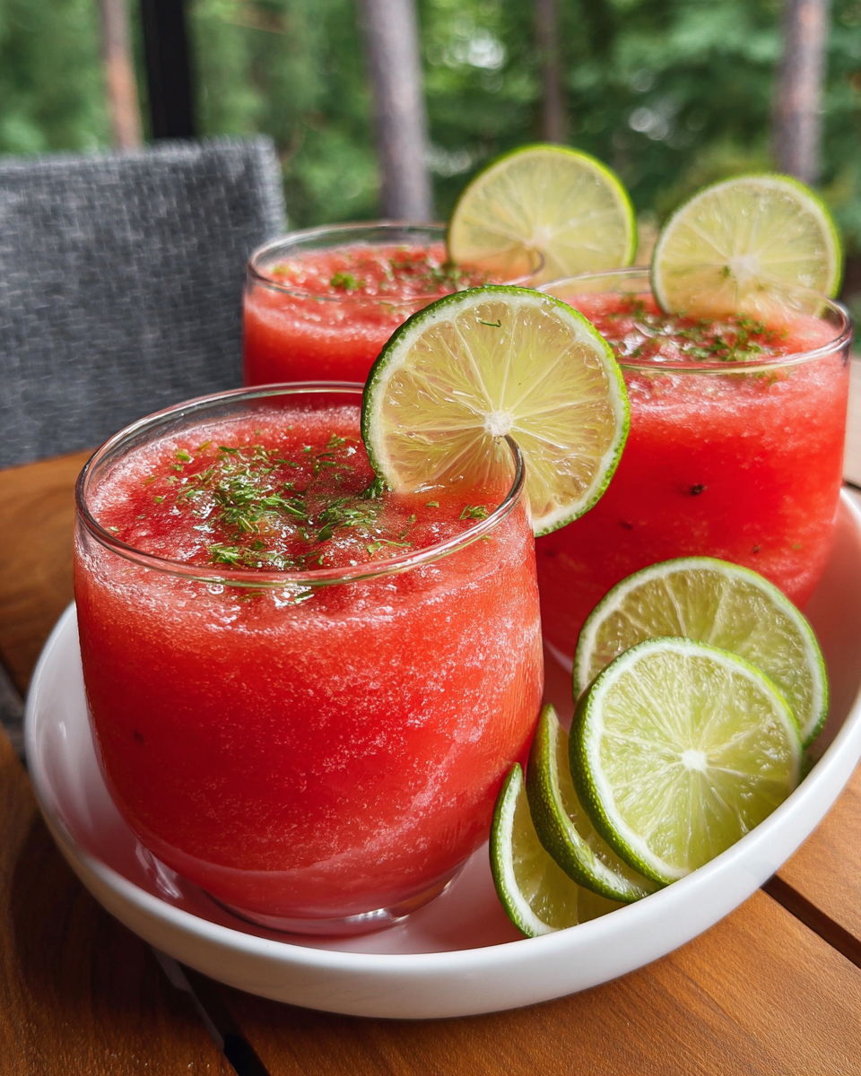 Watermelon Lime Slush