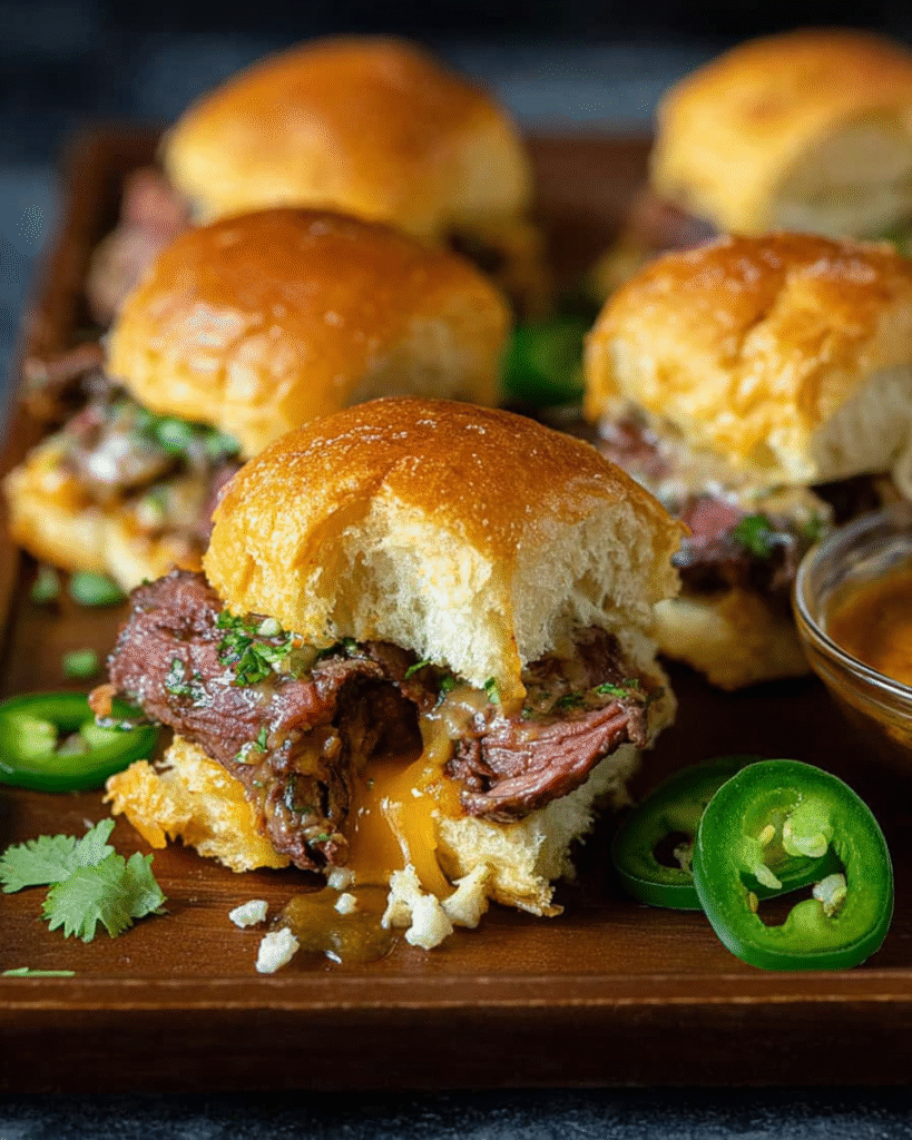 Cowboy Butter Steak Sliders