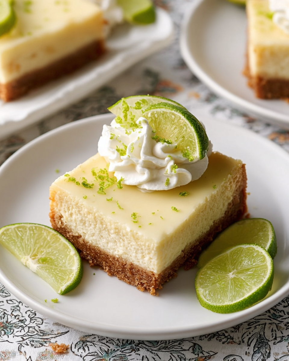 Key Lime Cheesecake Bars