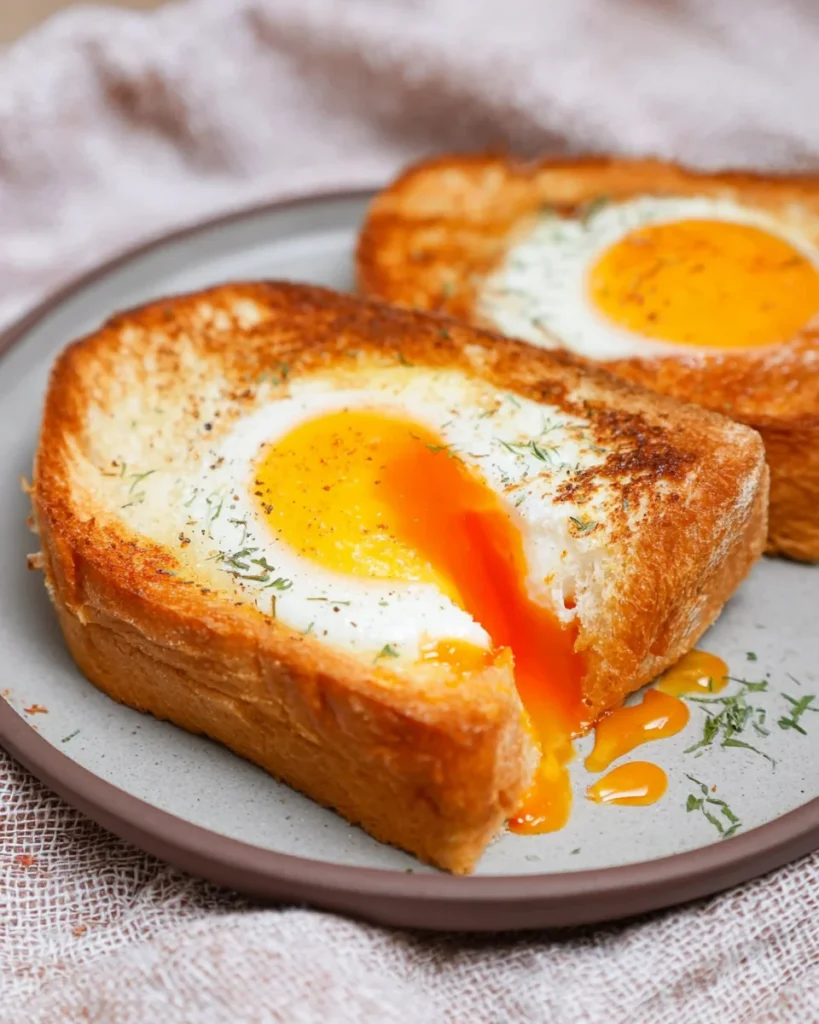 Air Fryer Egg Toast