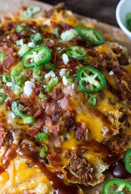 BBQ Bacon Cheeseburger Nachos