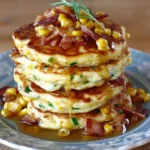 Bacon and Corn Griddle Cakes
