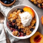 Blueberry Peach Crumble