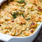 Cheesy Garlic Scalloped Potatoes