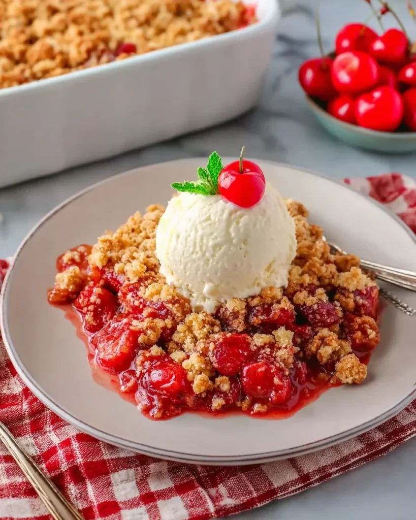 Cherry Crumble