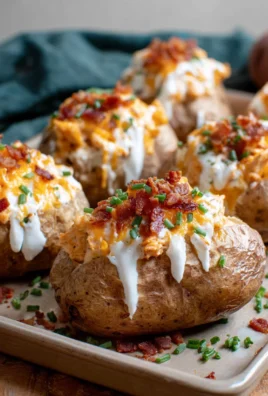 Crack Chicken Stuffed Baked Potatoes