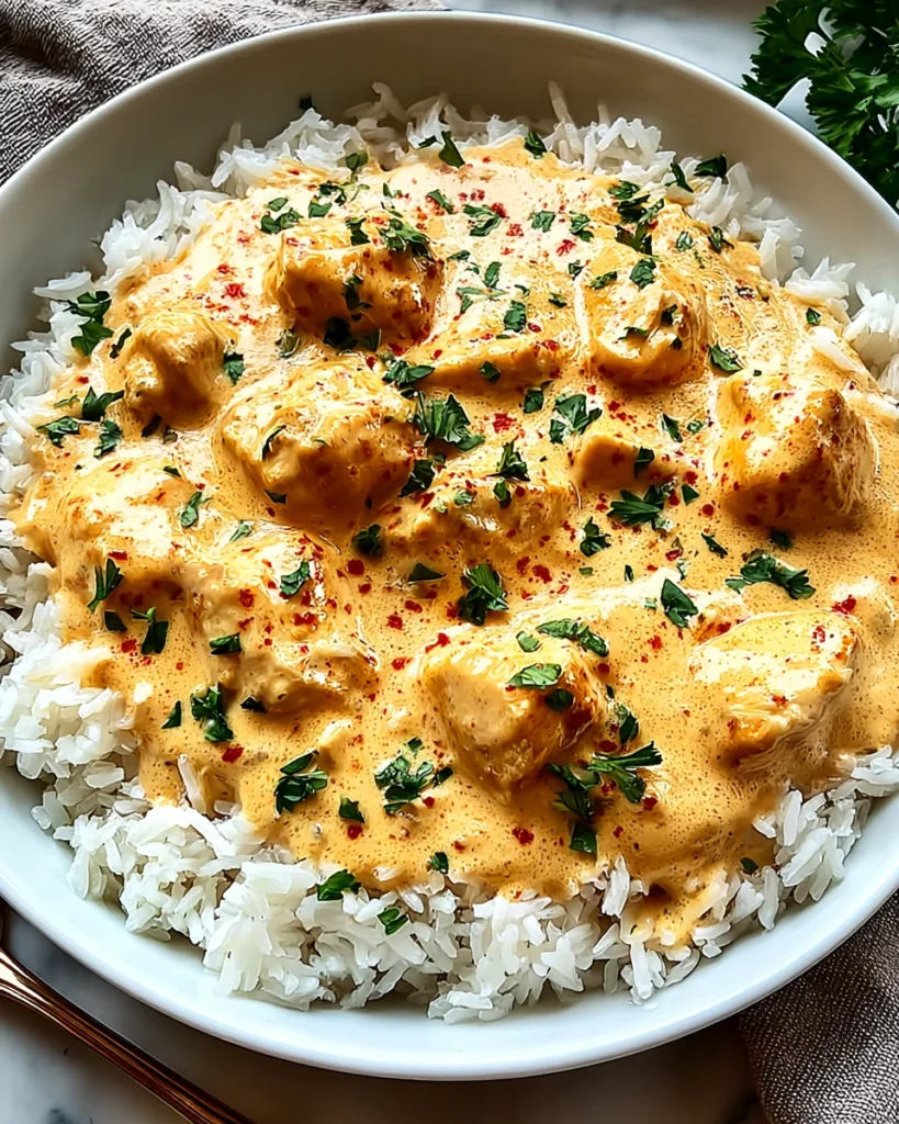 Creamy Smothered Chicken and Rice recipe