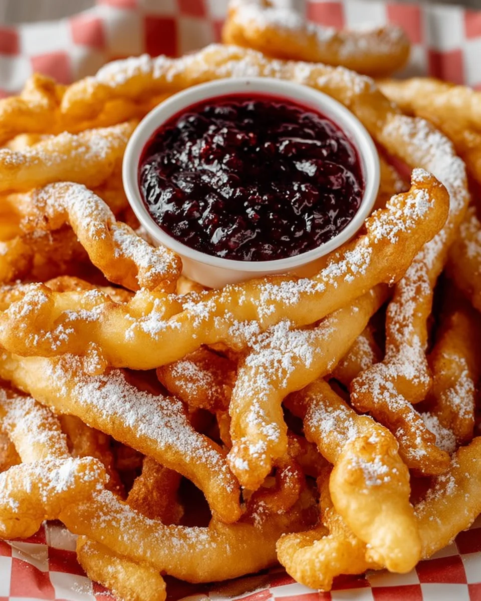 Crispy Funnel Cake Sticks