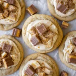 Crumbl Snickers Peanut Butter Cookies