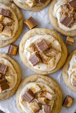 Crumbl Snickers Peanut Butter Cookies