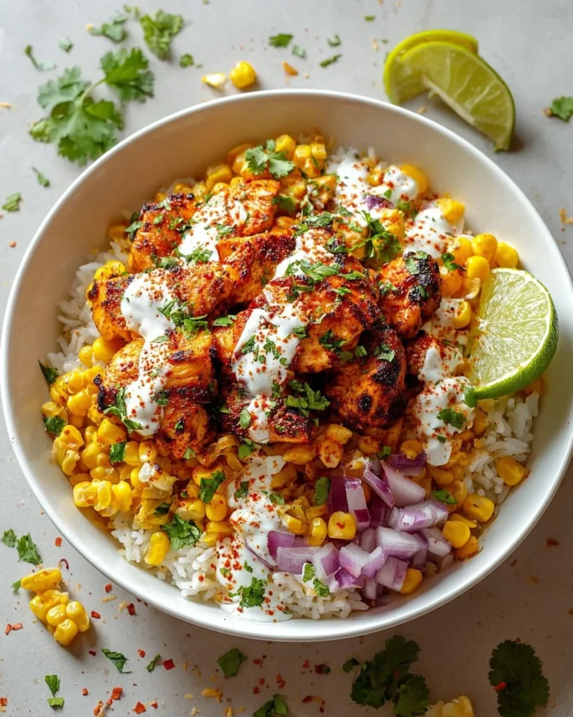 Easy Street Corn Chicken Rice Bowl