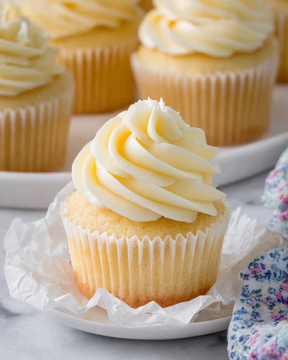 Easy Vanilla Cupcakes Recipe