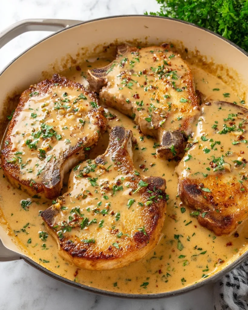 Garlic Parmesan Pork Chops