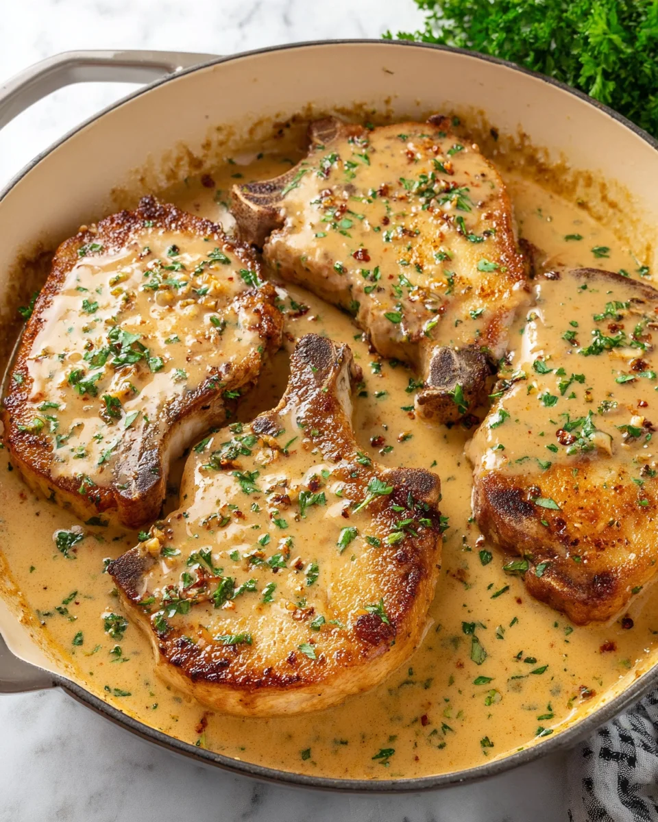 Garlic Parmesan Pork Chops