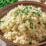 Garlic Parmesan Rice