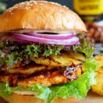 Hawaiian BBQ Chicken Sandwiches