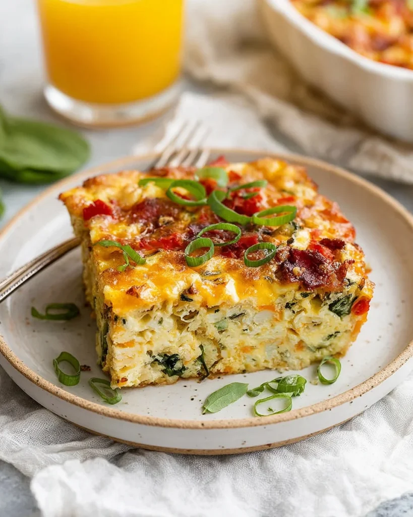 Healthy Cottage Cheese Egg Bake