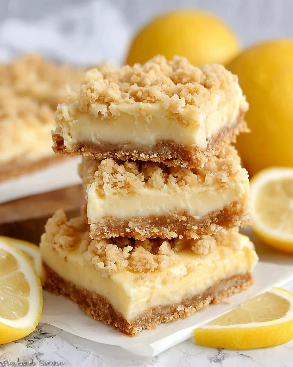 Homemade Lemon Crumb Bars
