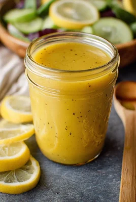 Honey Lemon Vinaigrette Salad Dressing Recipe
