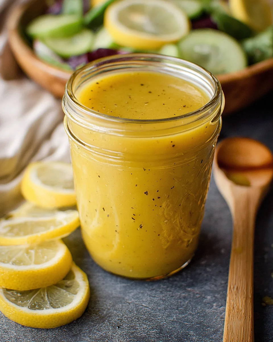 Honey Lemon Vinaigrette Salad Dressing Recipe