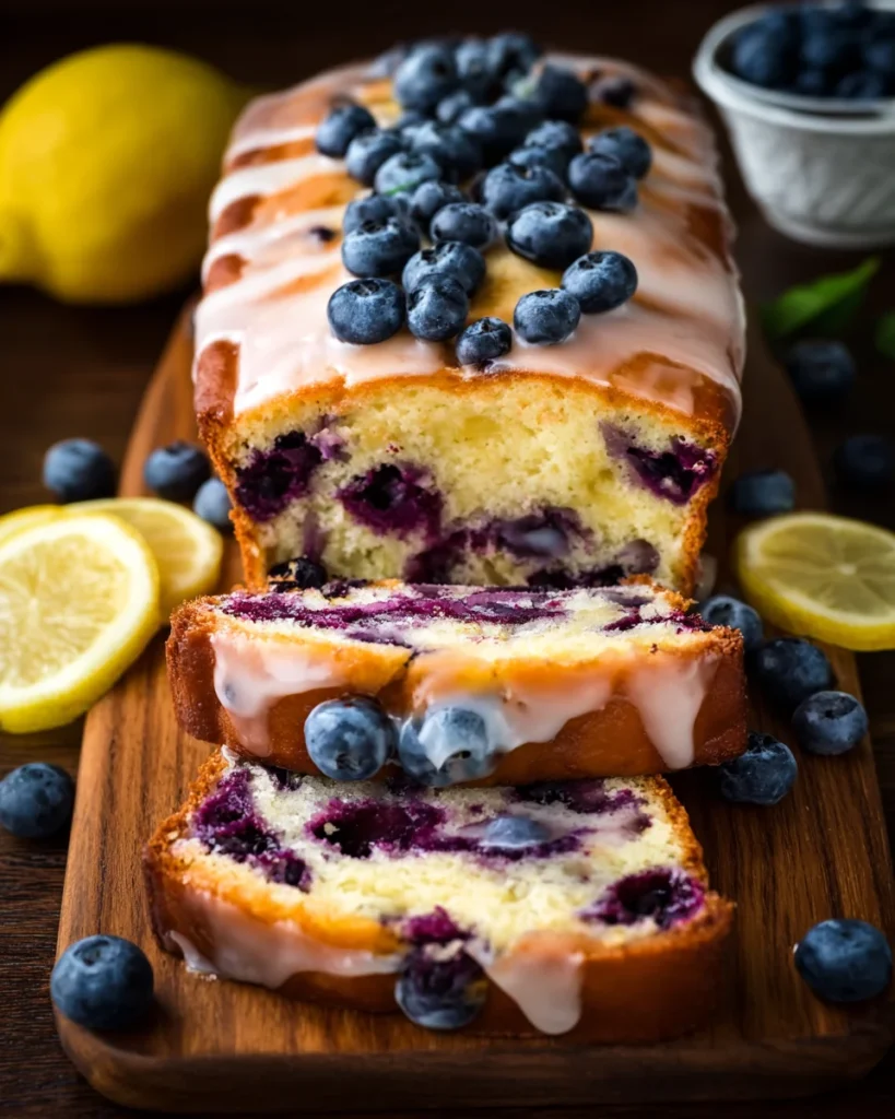 Lemon Blueberry Yogurt Loaf