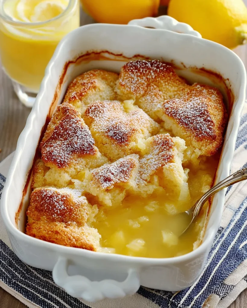 Magic Lemon Cobbler
