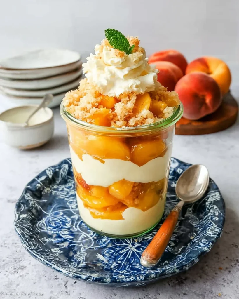 Magnolia Bakery Peach Crisp Pudding