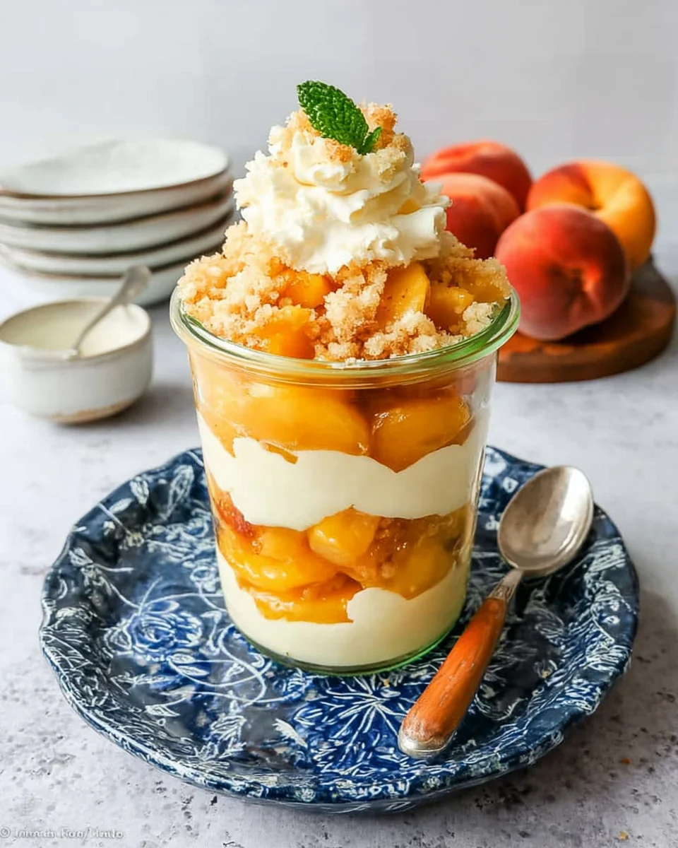 Magnolia Bakery Peach Crisp Pudding
