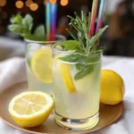 Mint and Rosemary Lemonade with Vanilla