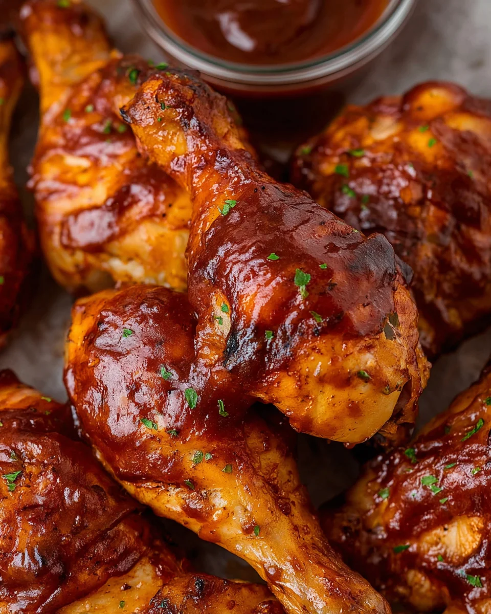 Oven Baked BBQ Chicken Drumsticks