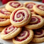 Raspberry Swirl Cookies