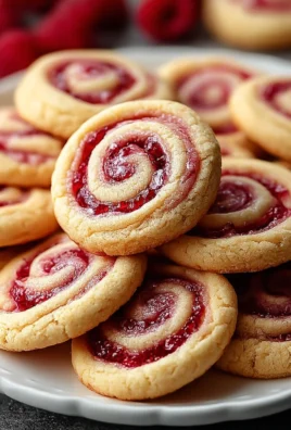 Raspberry Swirl Cookies