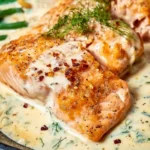 Salmon with Lemon Cream Sauce