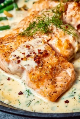 Salmon with Lemon Cream Sauce