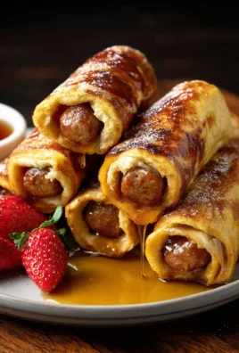 Sausage French Toast Roll-Ups