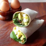 Spinach Avocado Egg Wraps