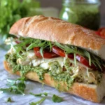 chicken pesto sandwich