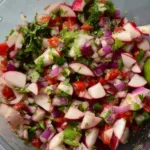 radish pico de gallo